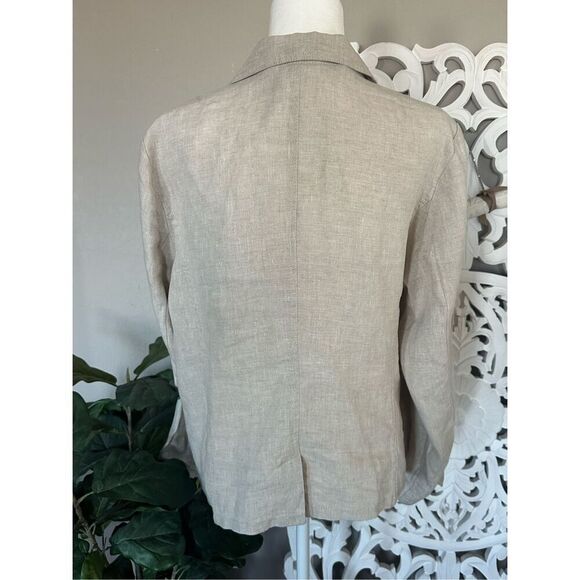 Chico’s Linen Lightweight Jacket - Picture 6 of 9